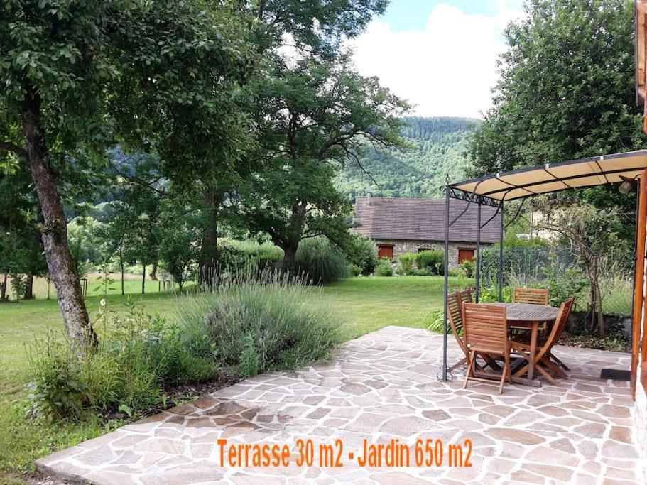Grange En Pierres. Grand Jardin Et Belle Vue Villa Saurat Buitenkant foto